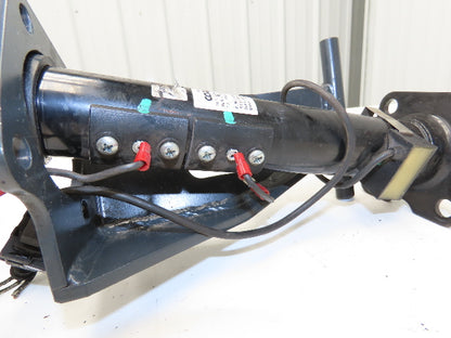 Linde 12855421000 Forklift Steering Wheel & Column W/Horn Removed From E32CL