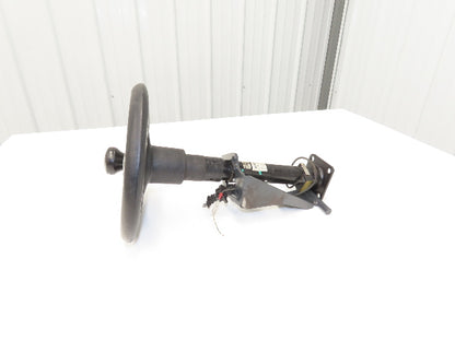 Linde 12855421000 Forklift Steering Wheel & Column W/Horn Removed From E32CL