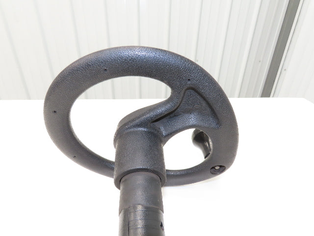 Linde 12855421000 Forklift Steering Wheel & Column W/Horn Removed From E32CL