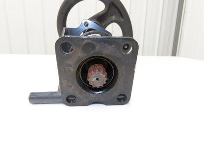 Linde 12855421000 Forklift Steering Wheel & Column W/Horn Removed From E32CL