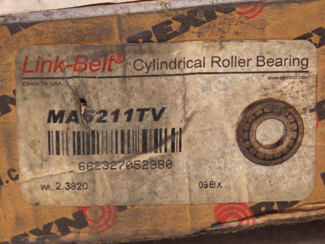Link Belt MA5211TV Roller Bearing w/Inner Ring 55mm ID x  100mm OD 33.38mm Width