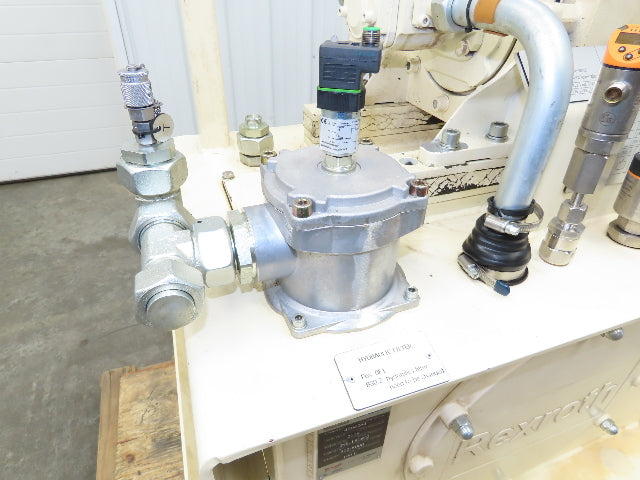 Rexroth PGF2-22/016RE20VE4 Hydraulic Power Unit 7GPM 5Hp 3000PSI 26 Gallon 460V