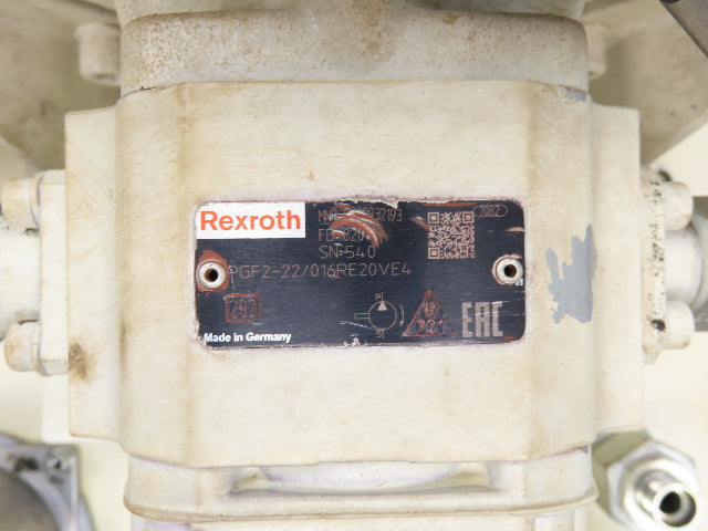 Rexroth PGF2-22/016RE20VE4 Hydraulic Power Unit 7GPM 5Hp 3000PSI 26 Gallon 460V