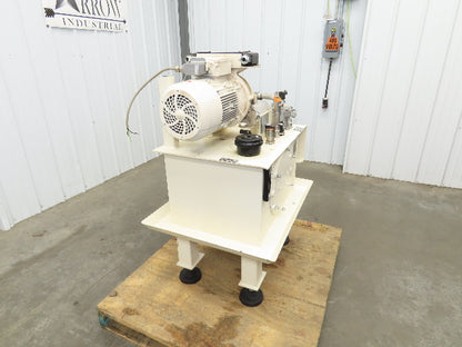 Rexroth PGF2-22/016RE20VE4 Hydraulic Power Unit 7GPM 5Hp 3000PSI 26 Gallon 460V