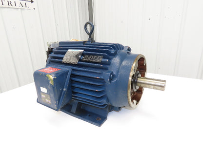 Siemens 7E254THTPA8038ABR143I AC Motor 15Hp 1760-2650 RPM 230/460V 3PH 254TC
