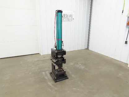 Tox Pneumohydraulic Punch Press 8 Ton 12mm Power Stroke 116 PSI 7cm Throat