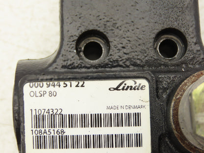 Linde 000 944 51 22 Forklift Hydraulic Pump Valve OLSP 80 Removed From E32CL