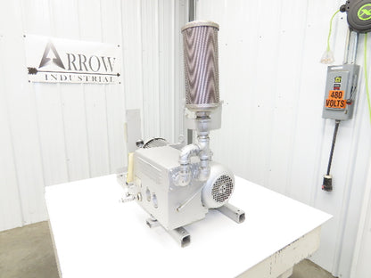 Busch RC-0100-A005-1001 Rotary Vane Vacuum Pump 5Hp 70 CFM 230/480V 3PH