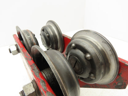 CM Glider 500Lb 1/4-Ton Manual Ball Bearing Push Trolley 2.5"-5" Beam  Lot of 2