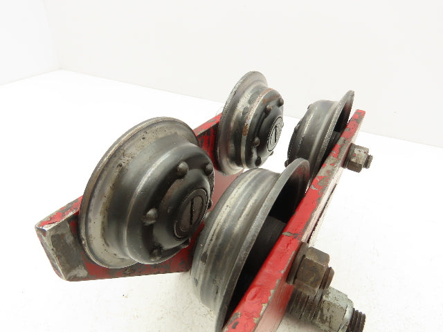 CM Glider 500Lb 1/4-Ton Manual Ball Bearing Push Trolley 2.5"-5" Beam  Lot of 2