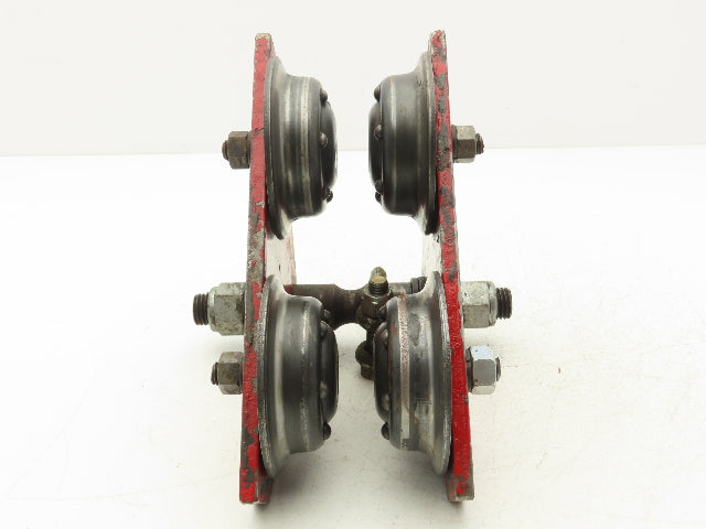 CM Glider 500Lb 1/4-Ton Manual Ball Bearing Push Trolley 2.5"-5" Beam  Lot of 2