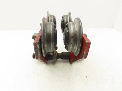 CM Glider 500Lb 1/4-Ton Manual Ball Bearing Push Trolley 2.5"-5" Beam  Lot of 2