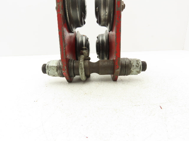 CM Glider 500Lb 1/4-Ton Manual Ball Bearing Push Trolley 2.5"-5" Beam  Lot of 2