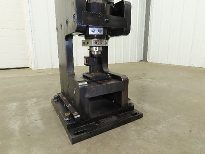 Tox Pneumohydraulic Punch Press 8 Ton 12mm Power Stroke 116 PSI 7cm Throat