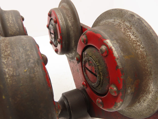 CM Moore 2000Lb 1-Ton Manual Ball Bearing Push Trolley 2-1/2"-5" Beam