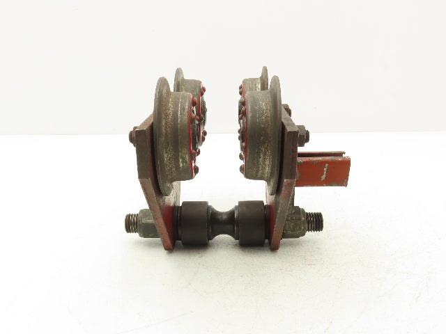 CM Moore 2000Lb 1-Ton Manual Ball Bearing Push Trolley 2-1/2"-5" Beam
