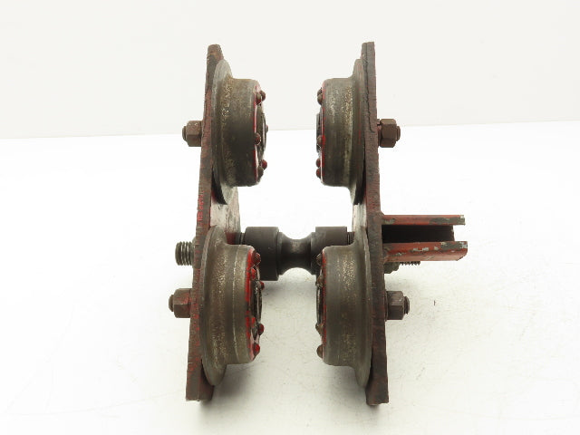 CM Moore 2000Lb 1-Ton Manual Ball Bearing Push Trolley 2-1/2"-5" Beam