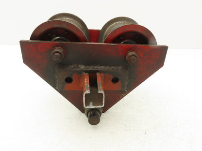 CM Moore 2000Lb 1-Ton Manual Ball Bearing Push Trolley 2-1/2"-5" Beam