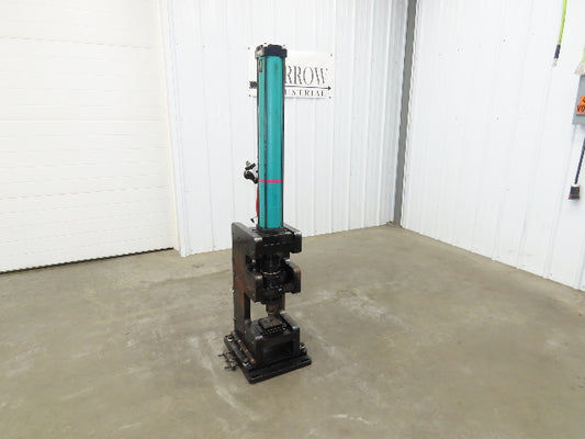 Tox Pneumohydraulic Punch Press 8 Ton 12mm Power Stroke 116 PSI 7cm Throat