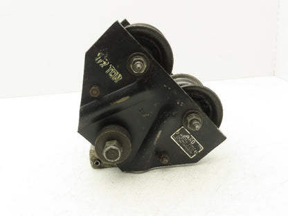 Aro 7702  1/2-Ton 1000Lb Manual Ball Bearing Push Trolley 3-1/4"-5-1/2" Beam