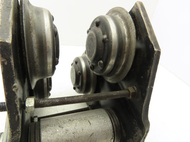 Aro 7702  1/2-Ton 1000Lb Manual Ball Bearing Push Trolley 3-1/4"-5-1/2" Beam