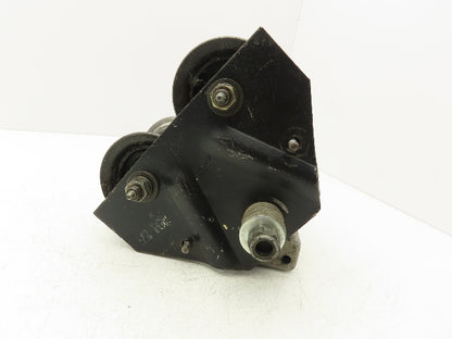 Aro 7702  1/2-Ton 1000Lb Manual Ball Bearing Push Trolley 3-1/4"-5-1/2" Beam