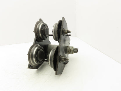 Aro 7702  1/2-Ton 1000Lb Manual Ball Bearing Push Trolley 3-1/4"-5-1/2" Beam