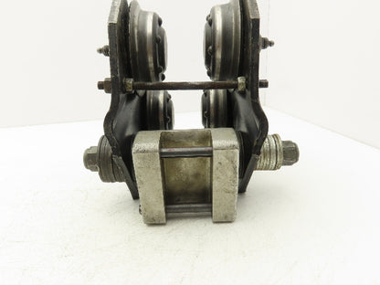 Aro 7702  1/2-Ton 1000Lb Manual Ball Bearing Push Trolley 3-1/4"-5-1/2" Beam