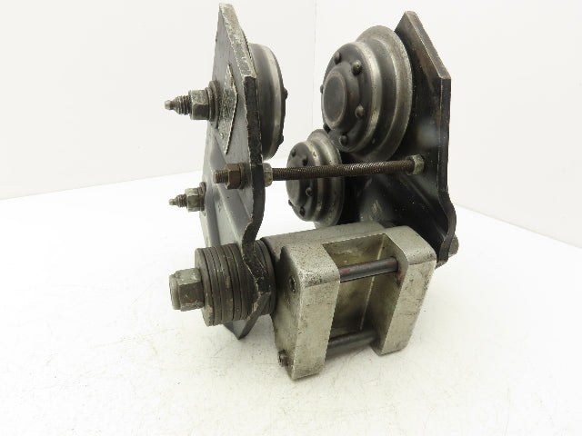 Aro 7702  1/2-Ton 1000Lb Manual Ball Bearing Push Trolley 3-1/4"-5-1/2" Beam