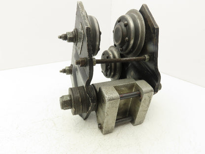 Aro 7702  1/2-Ton 1000Lb Manual Ball Bearing Push Trolley 3-1/4"-5-1/2" Beam