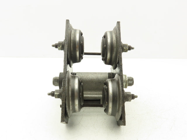 Aro 7702  1/2-Ton 1000Lb Manual Ball Bearing Push Trolley 3-1/4"-5-1/2" Beam