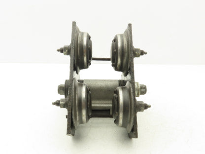 Aro 7702  1/2-Ton 1000Lb Manual Ball Bearing Push Trolley 3-1/4"-5-1/2" Beam