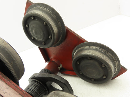 Yale 1-Ton 2000Lb Manual Ball Bearing Push Trolley 2-1/2"-5-1/4" Beam
