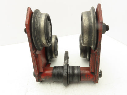 Yale 1-Ton 2000Lb Manual Ball Bearing Push Trolley 2-1/2"-5-1/4" Beam