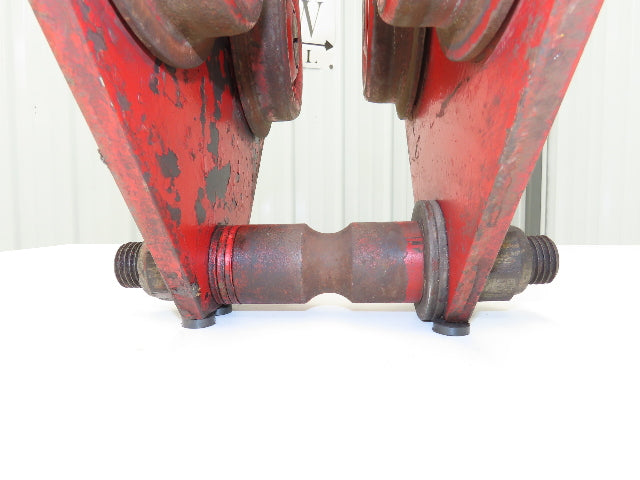 CM Moore 2-Ton 4000Lb Manual Ball Bearing Push Trolley 3"-5" Beam
