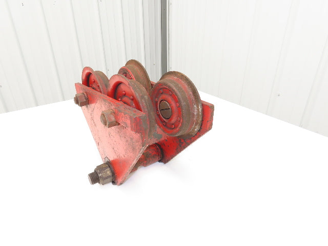 CM Moore 2-Ton 4000Lb Manual Ball Bearing Push Trolley 3"-5" Beam