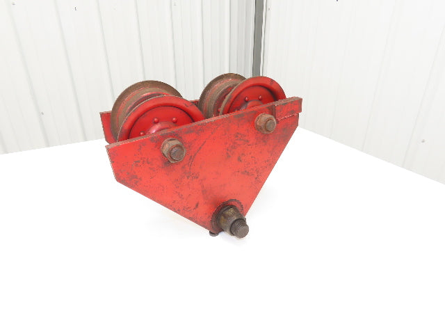 CM Moore 2-Ton 4000Lb Manual Ball Bearing Push Trolley 3"-5" Beam