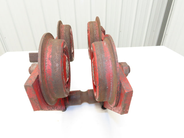 CM Moore 2-Ton 4000Lb Manual Ball Bearing Push Trolley 3"-5" Beam