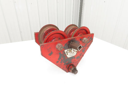 CM Moore 2-Ton 4000Lb Manual Ball Bearing Push Trolley 3"-5" Beam