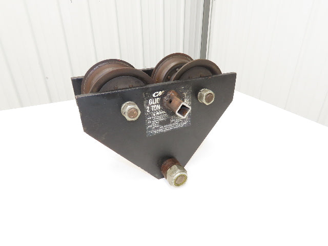 CM Glider 2-Ton 4000Lb Manual Ball Bearing Push Trolley 2"-5" Beam
