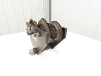CM Glider 2-Ton 4000Lb Manual Ball Bearing Push Trolley 2"-5" Beam