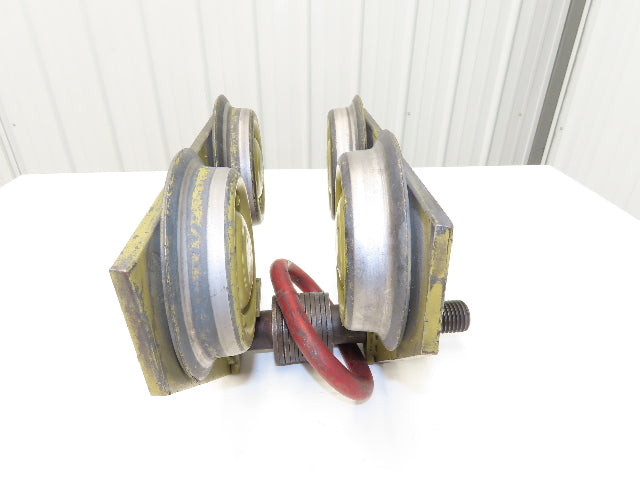 Yale FWA 2-Ton 4000Lb Manual Ball Bearing Push Trolley 2.5"-7" Beam
