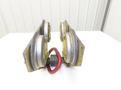 Yale FWA 2-Ton 4000Lb Manual Ball Bearing Push Trolley 2.5"-7" Beam