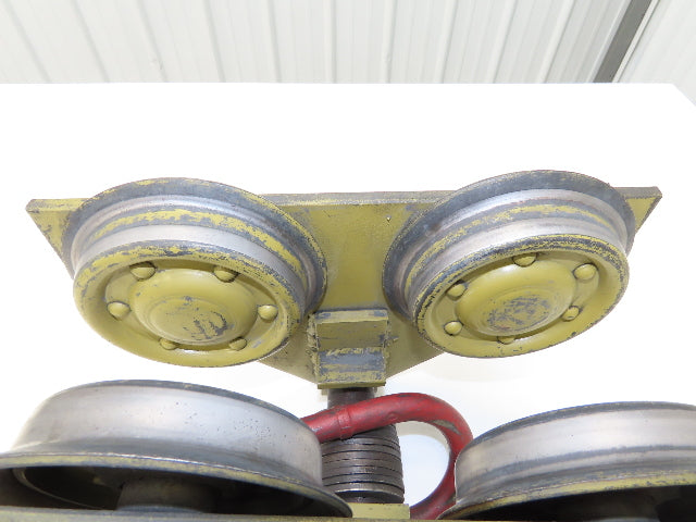 Yale FWA 2-Ton 4000Lb Manual Ball Bearing Push Trolley 2.5"-7" Beam
