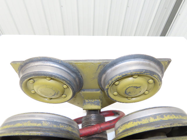 Yale FWA 2-Ton 4000Lb Manual Ball Bearing Push Trolley 2.5"-7" Beam