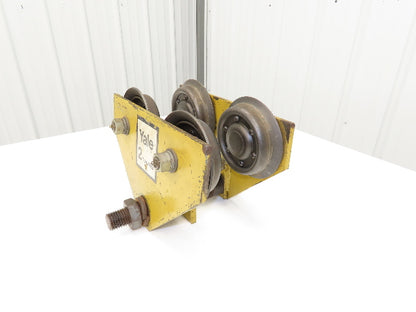Yale FWA 2-Ton 4000Lb Manual Ball Bearing Push Trolley 2.5"-7" Beam