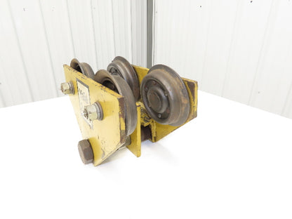 Yale FWA 2-Ton 4000Lb Manual Ball Bearing Push Trolley 2.5"-7" Beam
