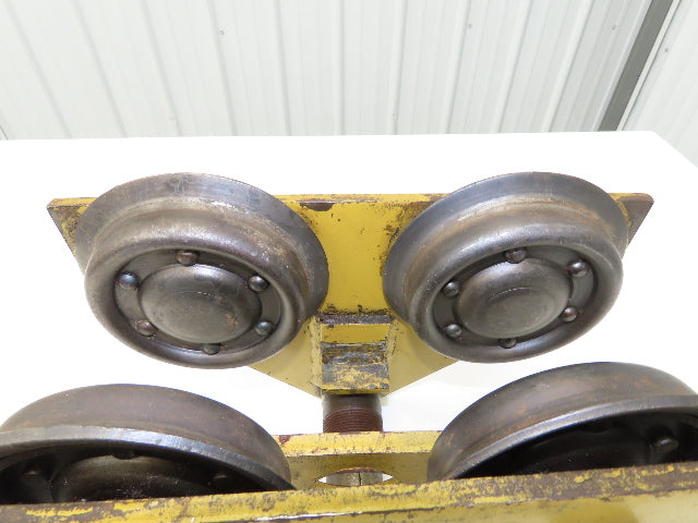 Yale FWA 2-Ton 4000Lb Manual Ball Bearing Push Trolley 2.5"-7" Beam