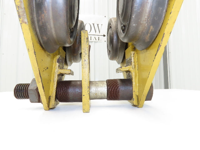 Yale FWA 2-Ton 4000Lb Manual Ball Bearing Push Trolley 2.5"-7" Beam