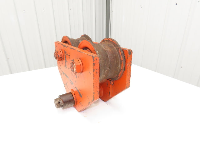 CM 639 Series 3-Ton 6000Lb Manual Roller Bearing Push Trolley 3"-5-1/2" Beam